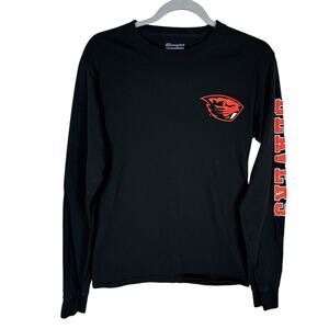 Champion Oregon State Beavers Sweatshirt Men Small‎ Black Authentic Athleticwear